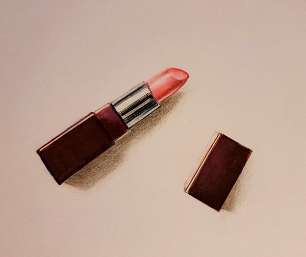Lipstick Study by Sandra Davis