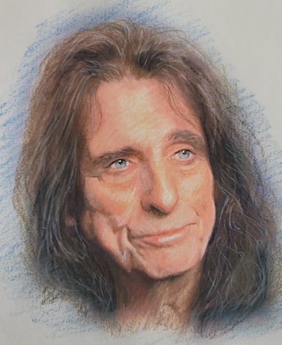 Portrait of Alice Cooper by Sandra Davis