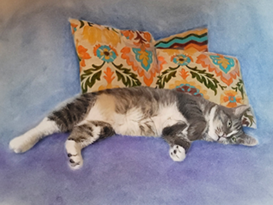 Resting Zoey by Sandra Davis